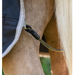 Horseware Amigo 1200D Plus Poney Turnout 0g Deken Zwart / titaniumgrijs / zilver