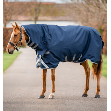 Horseware Amigo 1200D Geïntegreerde Turnout 50g Deken Marine / titaangrijs / zilver Marineblauw