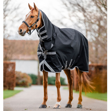 Horseware Amigo 1200D Geïntegreerde Regendeken 0g Zwart / titaniumgrijs / zilver Horseware Amigo 1200D Geïntegreerde Regendeken 0g Zwart / titaniumgrijs / zilver