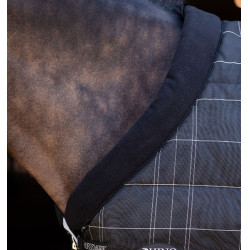 Horseware Rhino Pony Staldeken 250g VL Zwart / wit-grijze ruiten