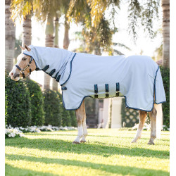 Horseware Amigo Ripstop Pony eczeemdeken Azurblauw / Marine / Elektrisch blauw