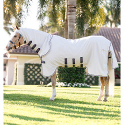 Horseware Amigo Ripstop Pony eczeemdeken Zilver / citroen / marine / roze / blauw
