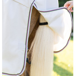 Horseware Amigo Ripstop Pony eczeemdeken Zilver / citroen / marine / roze / blauw