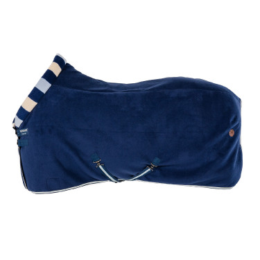 Horseware Newmarket Cosy Fleece Cooler fleecedeken Marine witney Marineblauw