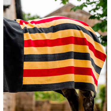 Polair vierkant Horseware Newmarket WitGoud Zwart