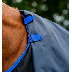 Waterdichte 100g paardendeken met afneembare hals Waterdichte 100g paardendeken met afneembare hals