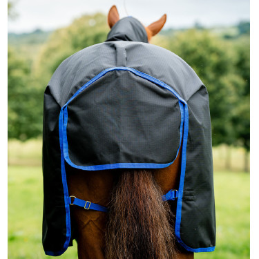 Waterdichte 100g paardendeken met afneembare hals Waterdichte 100g paardendeken met afneembare hals
