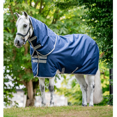 Waterdichte 100g paardendeken met afneembare hals Waterdichte 100g paardendeken met afneembare hals