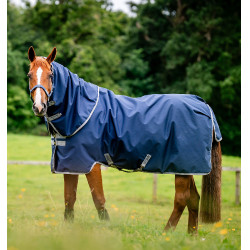Waterdichte 100g paardendeken met afneembare hals Waterdichte 100g paardendeken met afneembare hals