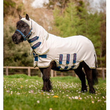 Horseware deken met onverscheurbare hals Amigo voor mini Krijt / marine / roze Wit Horseware deken met onverscheurbare hals Amigo voor mini Krijt / marine / roze Wit