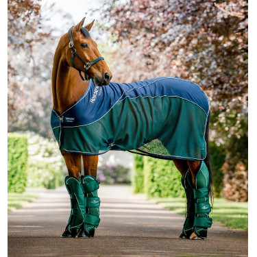 Drooghemden Horseware Signature Sport Cooler Marine / jagersgroen Multicolor