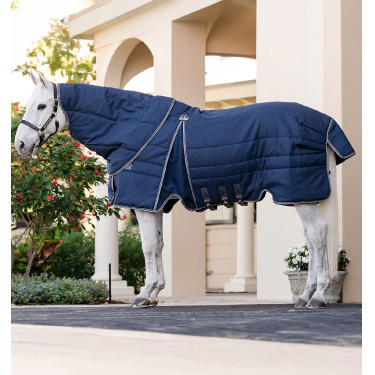 Horseware Rambo Optimo Stable Plus 200g deken Marine / onweer / zilvergrijs Marineblauw