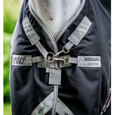 Horseware Amigo 1200D Plus Turnout Bundle 50g 100g en 200g Zwart / titaniumgrijs / zilver Horseware Amigo 1200D Plus Turnout Bundle 50g 100g en 200g Zwart / titaniumgrijs / zilver