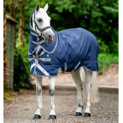 Buitendeken Horseware Rhino® Plus Pony 250g Zwart / titaniumgrijs / klassiek blauw Buitendeken Horseware Rhino® Plus Pony 250g Zwart / titaniumgrijs / klassiek blauw