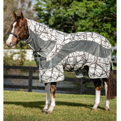 Vliegendeken voor paarden met camouflage en UV-bescherming Vliegendeken voor paarden met camouflage en UV-bescherming