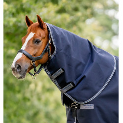 Halsstuk Horseware 150g voor deken Rambo Supreme 1680D Marine / onweer / zilvergrijs Marineblauw