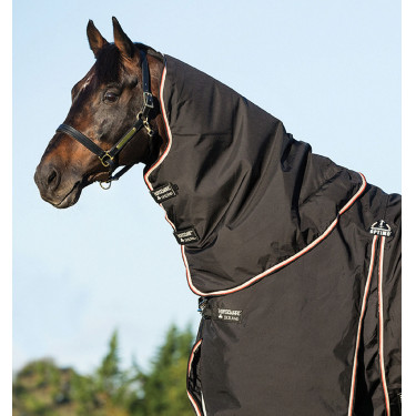 Nekstuk Horseware 0g voor deken Rambo Optimo Zwart / oranje Multicolor Nekstuk Horseware 0g voor deken Rambo Optimo Zwart / oranje Multicolor