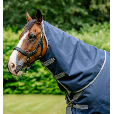 Halsstuk Horseware 0g voor deken Amigo XL Marine / titaangrijs / zilver Marineblauw