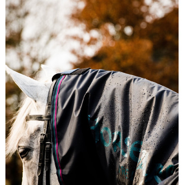 Deken voor het rijden Horseware Rambo Mack in a Sack Marine / bordeaux Blauw Deken voor het rijden Horseware Rambo Mack in a Sack Marine / bordeaux Blauw