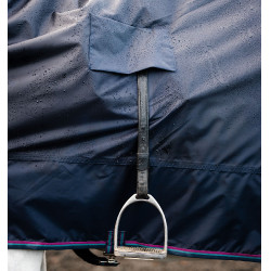 Deken voor het rijden Horseware Rambo Mack in a Sack Marine / bordeaux Blauw Deken voor het rijden Horseware Rambo Mack in a Sack Marine / bordeaux Blauw