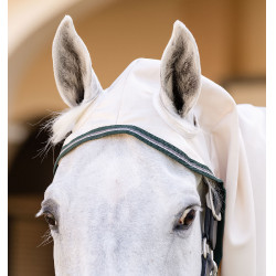 Horseware Rambo hoody pony deken 0g Krijt / jachtgroen / zilver Wit