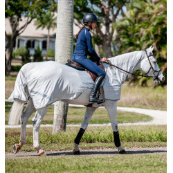 Uitrijdeken Horseware anti-vliegen Fluo Amigo Flyrider 0g Zilver / titaniumgrijs / zilver