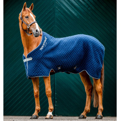 Horseware Autumn Cooler Deken 100g Marine / marine / zilver Marineblauw