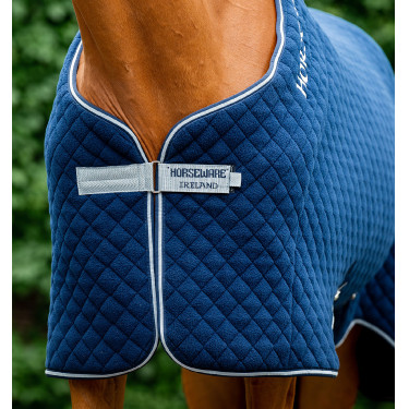 Horseware Autumn Cooler Deken 100g Marine / marine / zilver Marineblauw