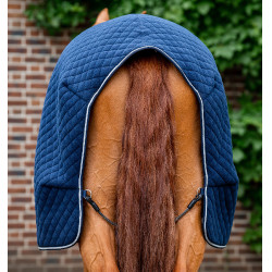 Horseware Autumn Cooler Deken 100g Marine / marine / zilver Marineblauw