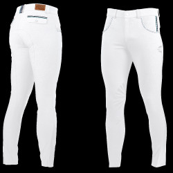 Broek Flags & Cup Gimo heren Wit Broek Flags & Cup Gimo heren Wit