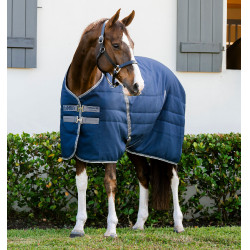 Boxdeken Horseware Rambo 100g Marine / onweer / zilvergrijs Marineblauw Boxdeken Horseware Rambo 100g Marine / onweer / zilvergrijs Marineblauw