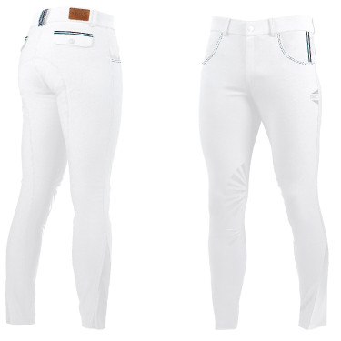Broek Flags & Cup Gimo heren Wit Broek Flags & Cup Gimo heren Wit