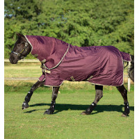 Horseware Amigo Hero Ripstop Plus deken met halsdeel 0g Vijg / marineblauw Violet