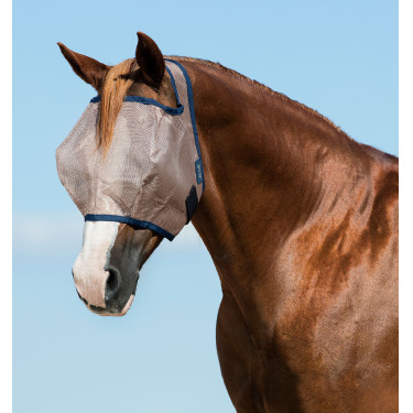 Vliegenmasker paard zonder oren – bescherming & comfort Vliegenmasker paard zonder oren – bescherming & comfort