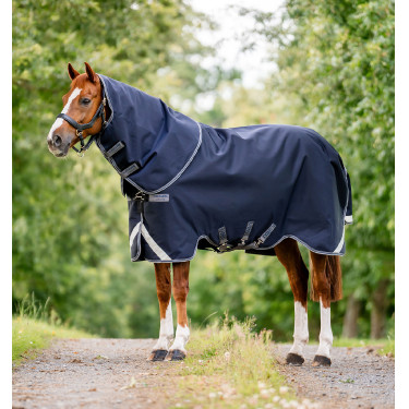Horseware Rambo Supreme 1000D Turnout 50g deken Marine / onweer / zilvergrijs Marineblauw Horseware Rambo Supreme 1000D Turnout 50g deken Marine / onweer / zilvergrijs Marineblauw
