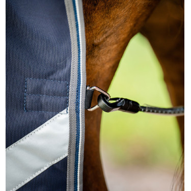 Horseware Rambo Supreme 1000D Turnout 50g deken Marine / onweer / zilvergrijs Marineblauw Horseware Rambo Supreme 1000D Turnout 50g deken Marine / onweer / zilvergrijs Marineblauw
