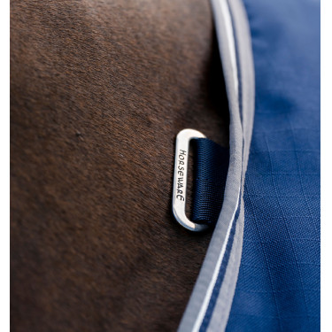 Staldeken Horseware Rambo® 200g 1000D Marine / onweer / zilvergrijs Marineblauw Staldeken Horseware Rambo® 200g 1000D Marine / onweer / zilvergrijs Marineblauw