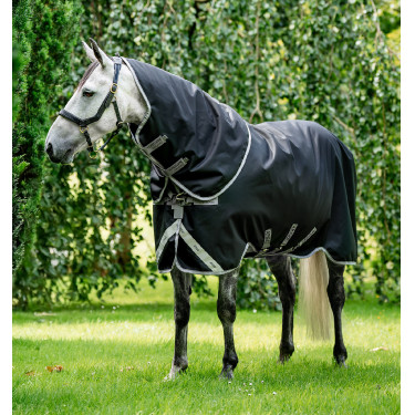 Waterdichte paardendeken 1200D met afneembare hals
