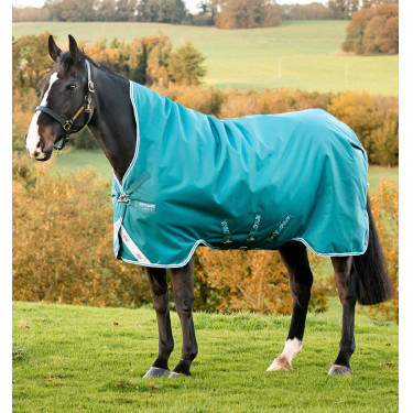 Horseware Dekens High Neck Amigo® Bravo 12 Original 250g 1200D Groen / aqua Horseware Dekens High Neck Amigo® Bravo 12 Original 250g 1200D Groen / aqua