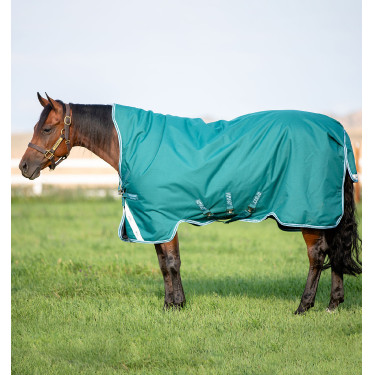 Horseware Dekens High Neck Amigo® Bravo 12 Original 250g 1200D Groen / aqua Horseware Dekens High Neck Amigo® Bravo 12 Original 250g 1200D Groen / aqua