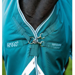 Horseware Dekens High Neck Amigo® Bravo 12 Original 250g 1200D Groen / aqua Horseware Dekens High Neck Amigo® Bravo 12 Original 250g 1200D Groen / aqua