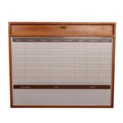 Magnetisch staltableau met frame Grooming Deluxe van Kentucky Hout Beige
