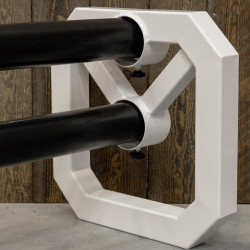 Cavaletti aluminium Square Grooming Deluxe van Kentucky per 2 Wit