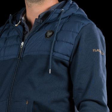 Sweatshirt heren Eno Flags & Cup Marineblauw