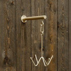 Hoofdstelhouder Grooming Deluxe 4 armen wandmontage Goud