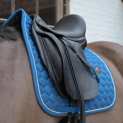 Zadeldekje Kentucky Melange Dressuur Marine Marineblauw