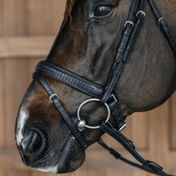 Neusriem paard rijden gevlochten Dy’on New English Neusriem paard rijden gevlochten Dy’on New English