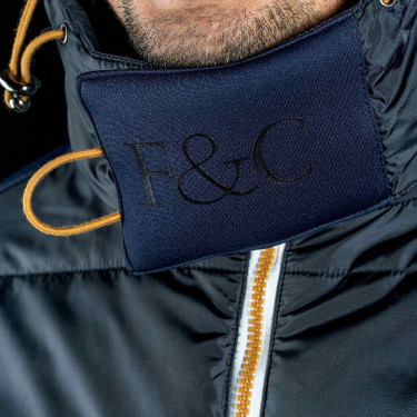 Waterdichte herenjas Iso Flags & Cup Marineblauw Waterdichte herenjas Iso Flags & Cup Marineblauw