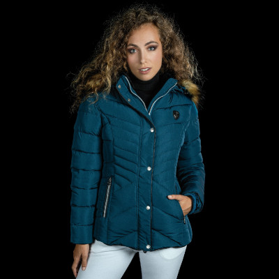 Parka femme Pakaa Flags & Cup Bleu émeraude