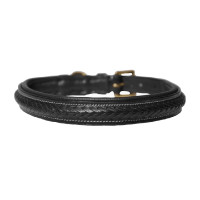 Gevlochten Hondenhalsband Dy'on Zwart